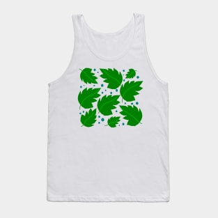 Green Leaves Tank Top